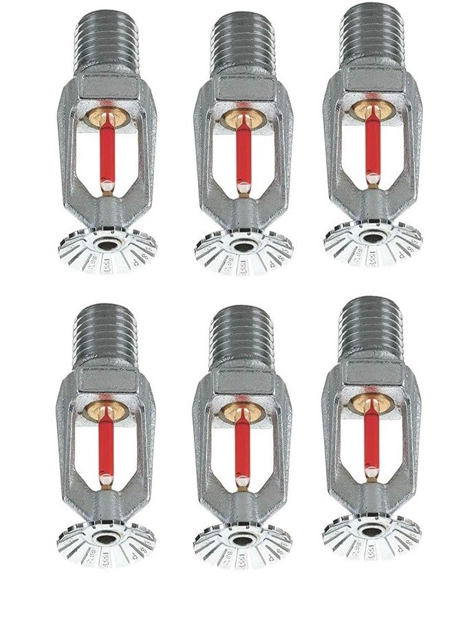 SAFEVERSE Brass Material fire Sprinkler Pendent 68 Degree Automatic Fire Sprinkler System Pendent (6) - Image 1